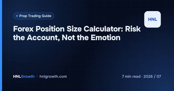 Forex Position Size Calculator cover illustration