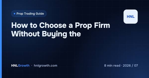 How to Choose a Prop Firm Without Buying the cover illustration