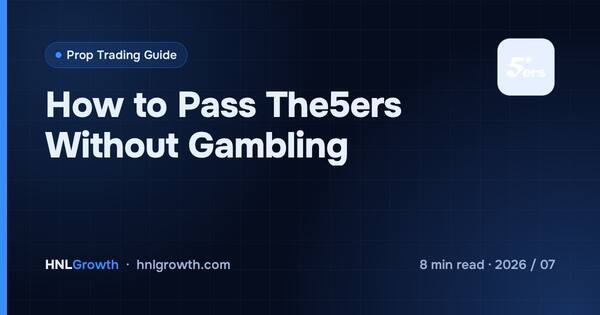 How to Pass The5ers Without Gambling cover illustration