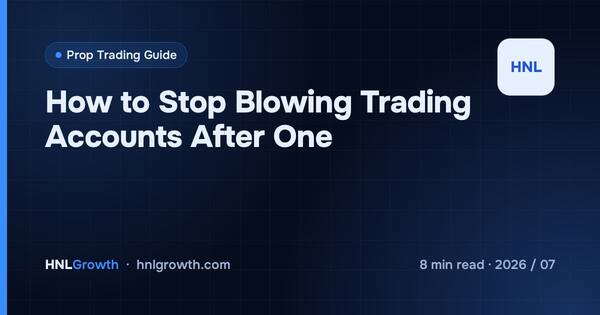 How to Stop Blowing Trading Accounts After One cover illustration